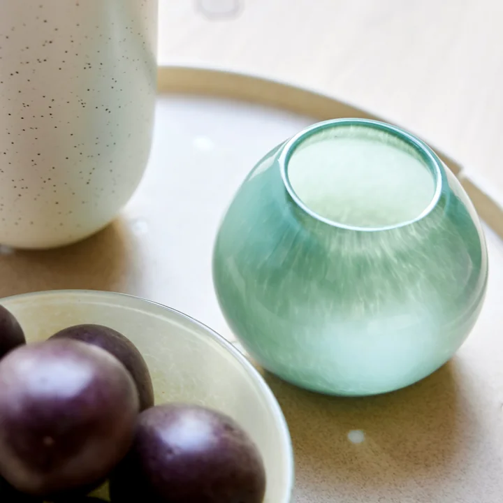OYOY - Kojo Hurricane Vase, Ø 11 x 9 cm, lavender