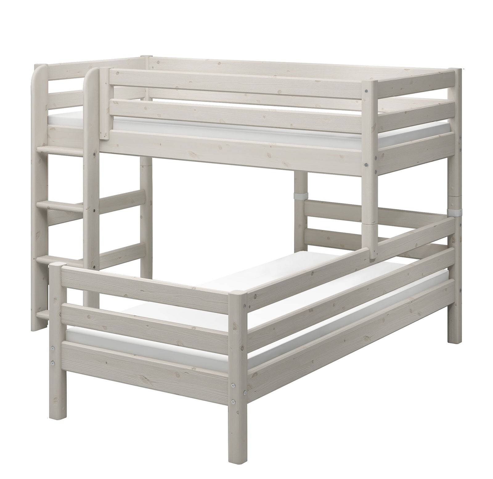 FLEXA Etagenbett CLASSIC mattweiß
