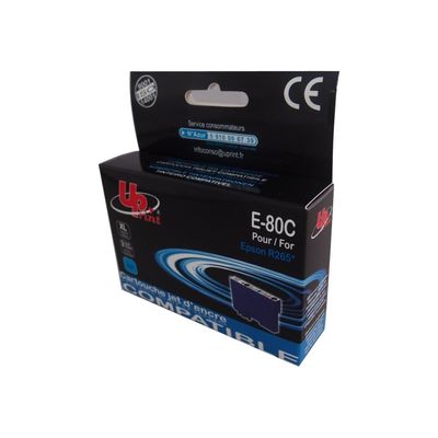 Cartouche compatible Epson T0802 Colibri - cyan - Uprint