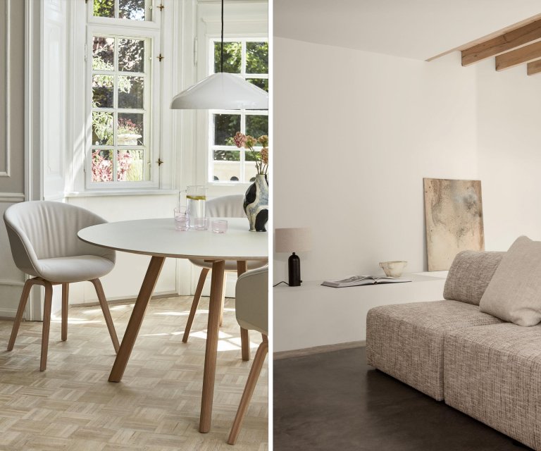 Hay Copenhague CPH25 tafel 140, gelakt eiken