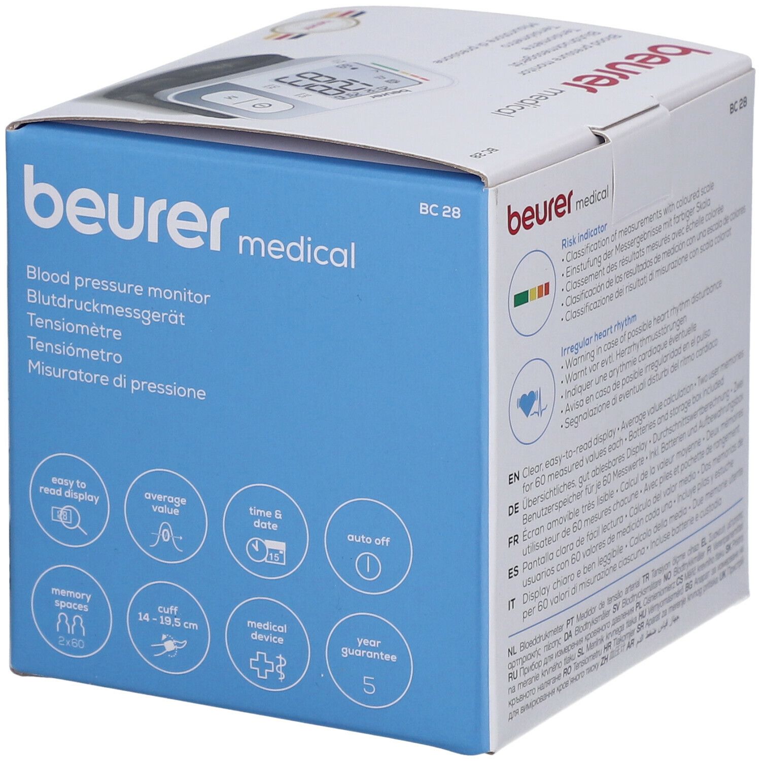 beurer Handgelenk Blutdruckmessgerät BC28
