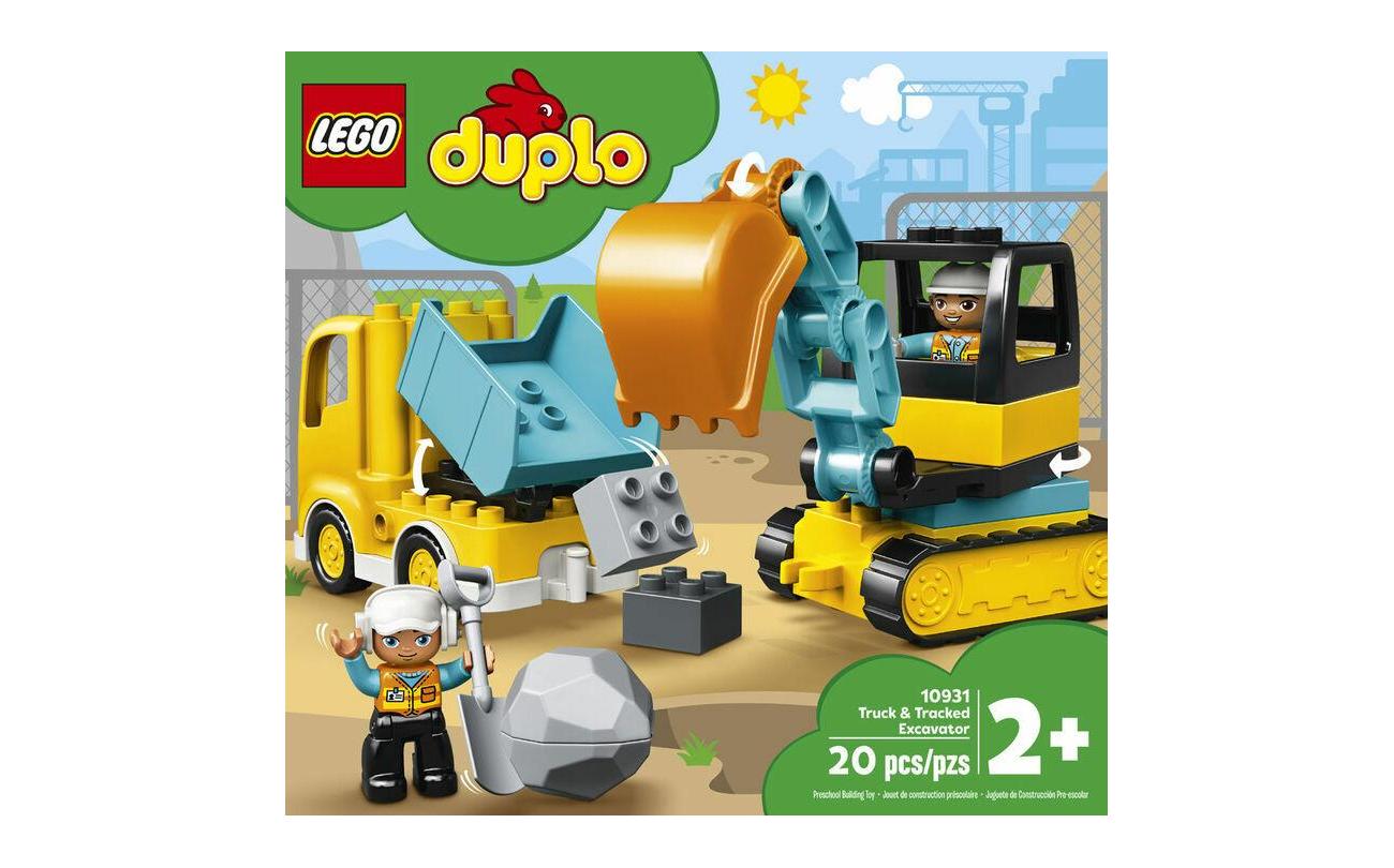 10931 LEGO DUPLO Truck & Graafmachine met rupsband