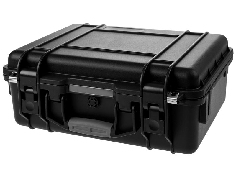 STRUCT Schutzkoffer mit Schaumstoffeinlage, 18.8 l, Schwarz Für den sicheren Transport von empfindlichen Geräten