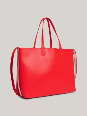 Bolsa tote icônica TH com monograma