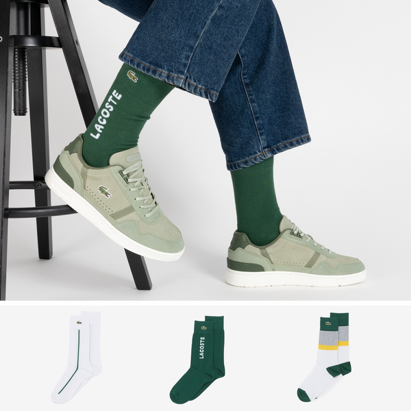 LACOSTE COFFRET CHAUSSETTES X3 CREW LOGO