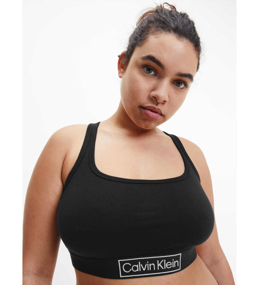 Sutiã Calvin Klein Reimagined Heritage Plus Size, Preto