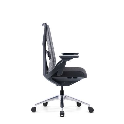 Fauteuil de bureau YARK - accoudoirs réglables - appui-tête en option - noir