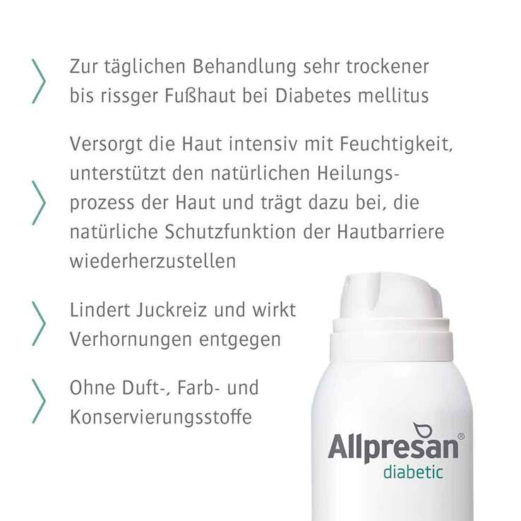 Allpresan diabetic Fuß Intensiv Schaum, 200 ml