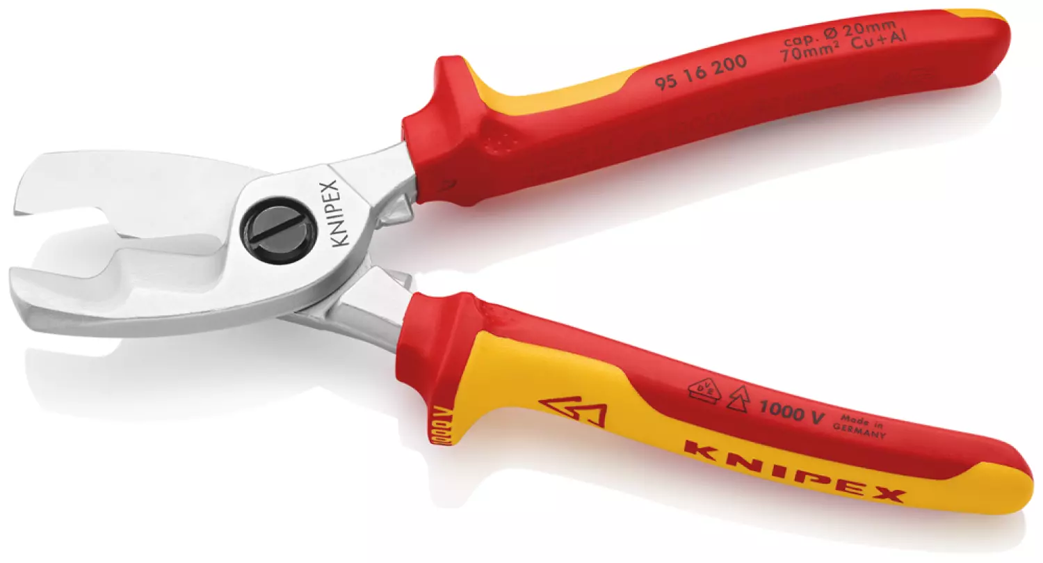 Knipex 9516200 Kabelschaar met dubbele snijkanten - 200mm