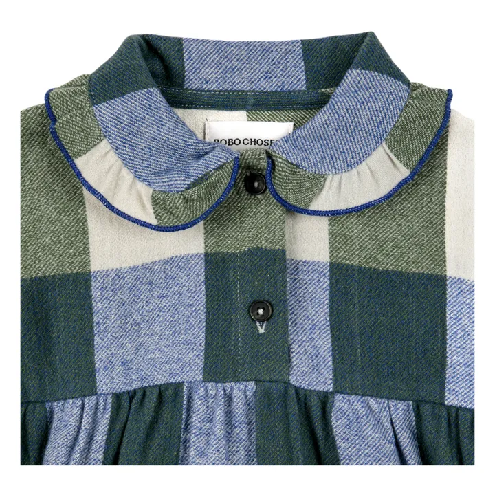 Bobo Choses Robe Flannelle Carreaux | Vert