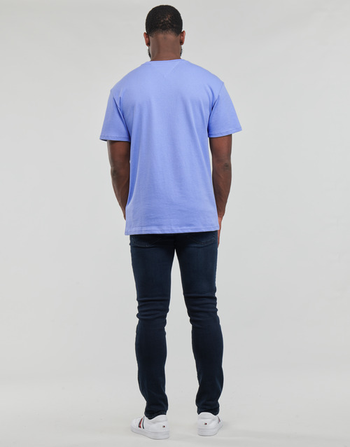 Tommy Jeans - TJM CLSC TOMMY XS BADGE TEE Azul / Celeste