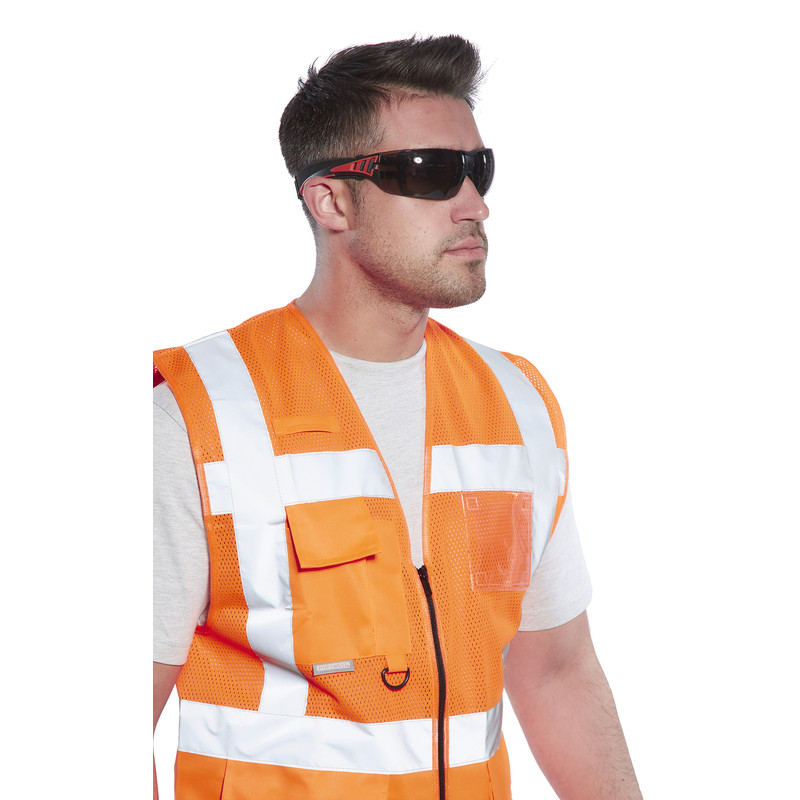 Portwest veiligheidsbril tech look plus donker
