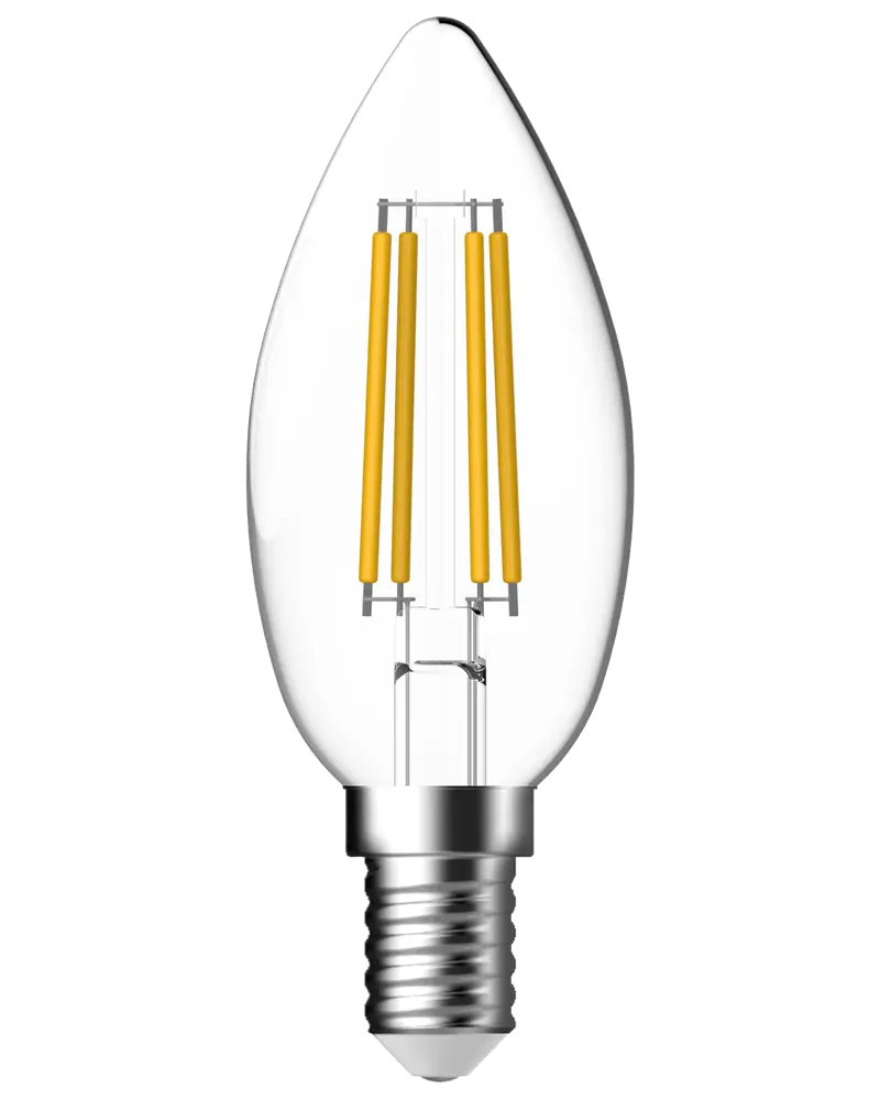 Cosna LED-pære 4,2W E14 C35 filament dæmpbar