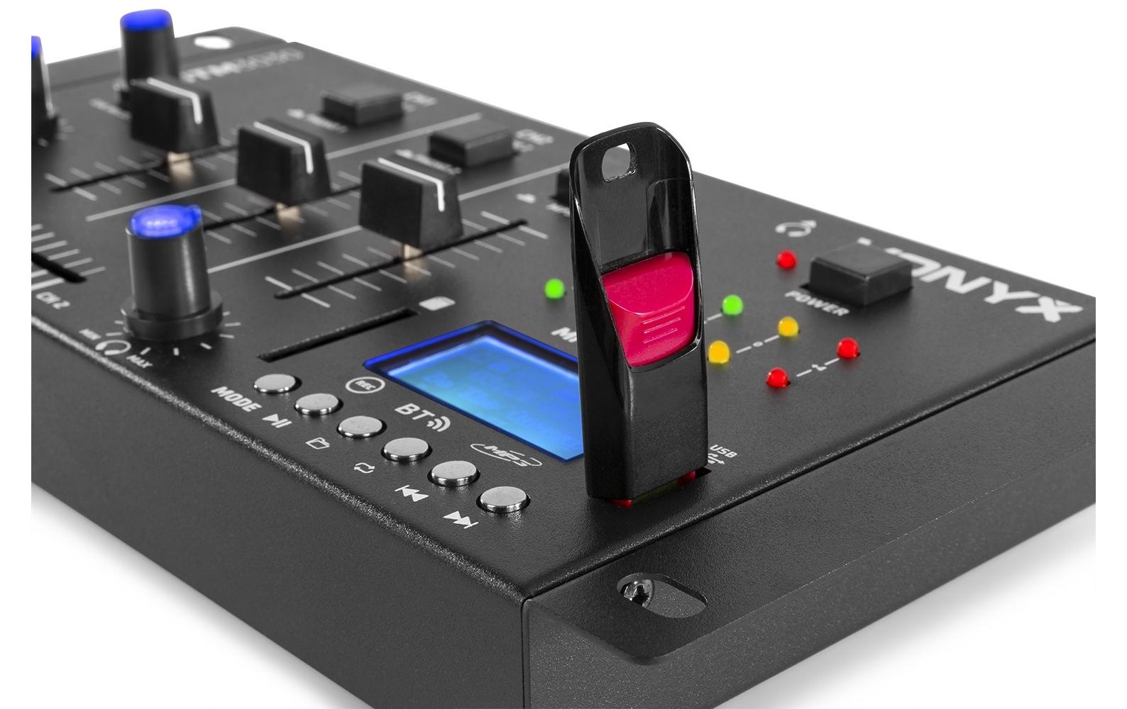 DJ-Mixer STM30304-Kanal DJ-Mixer mit USB/MP3-Player
