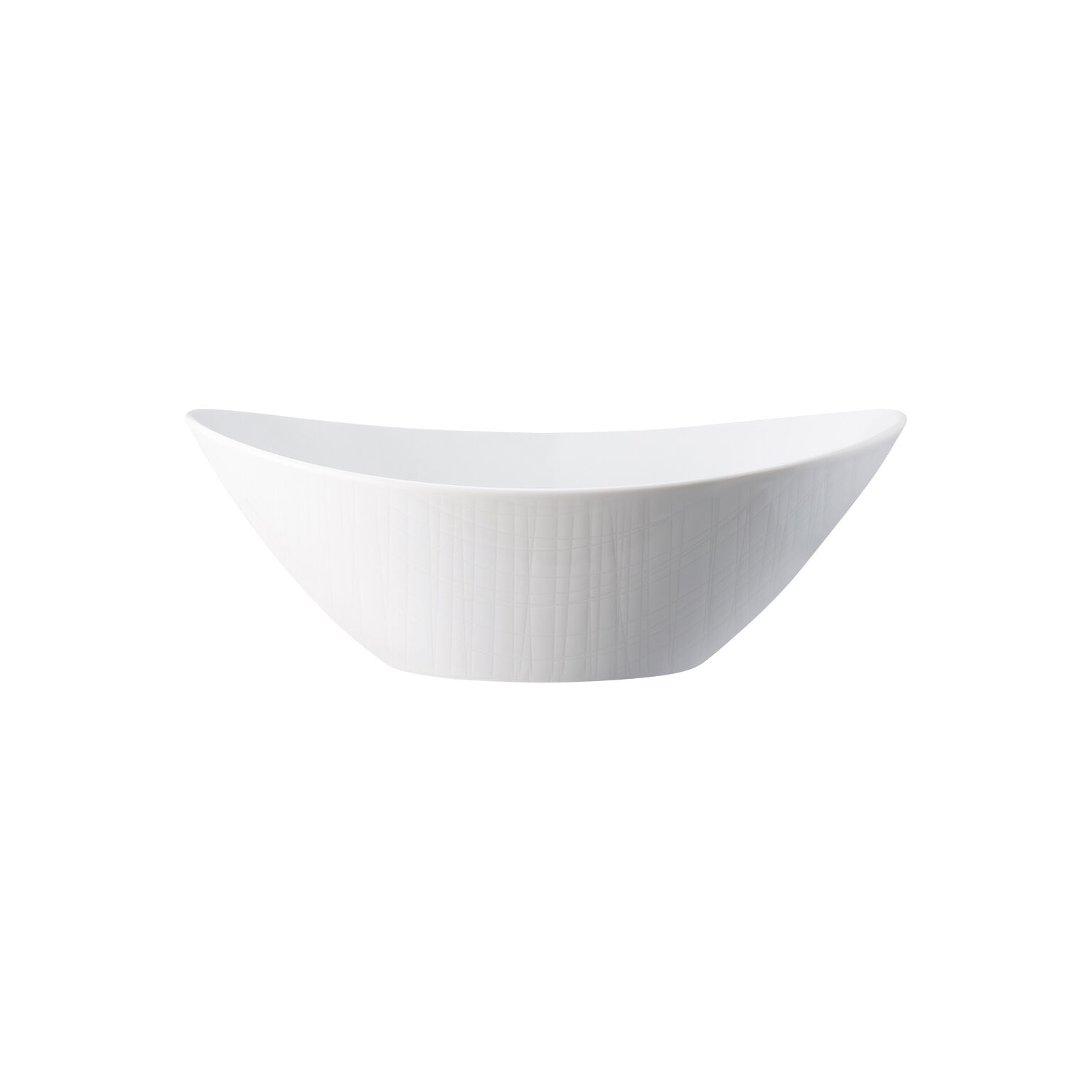 Mesh Weiss Schale 24 x 18 cm oval
