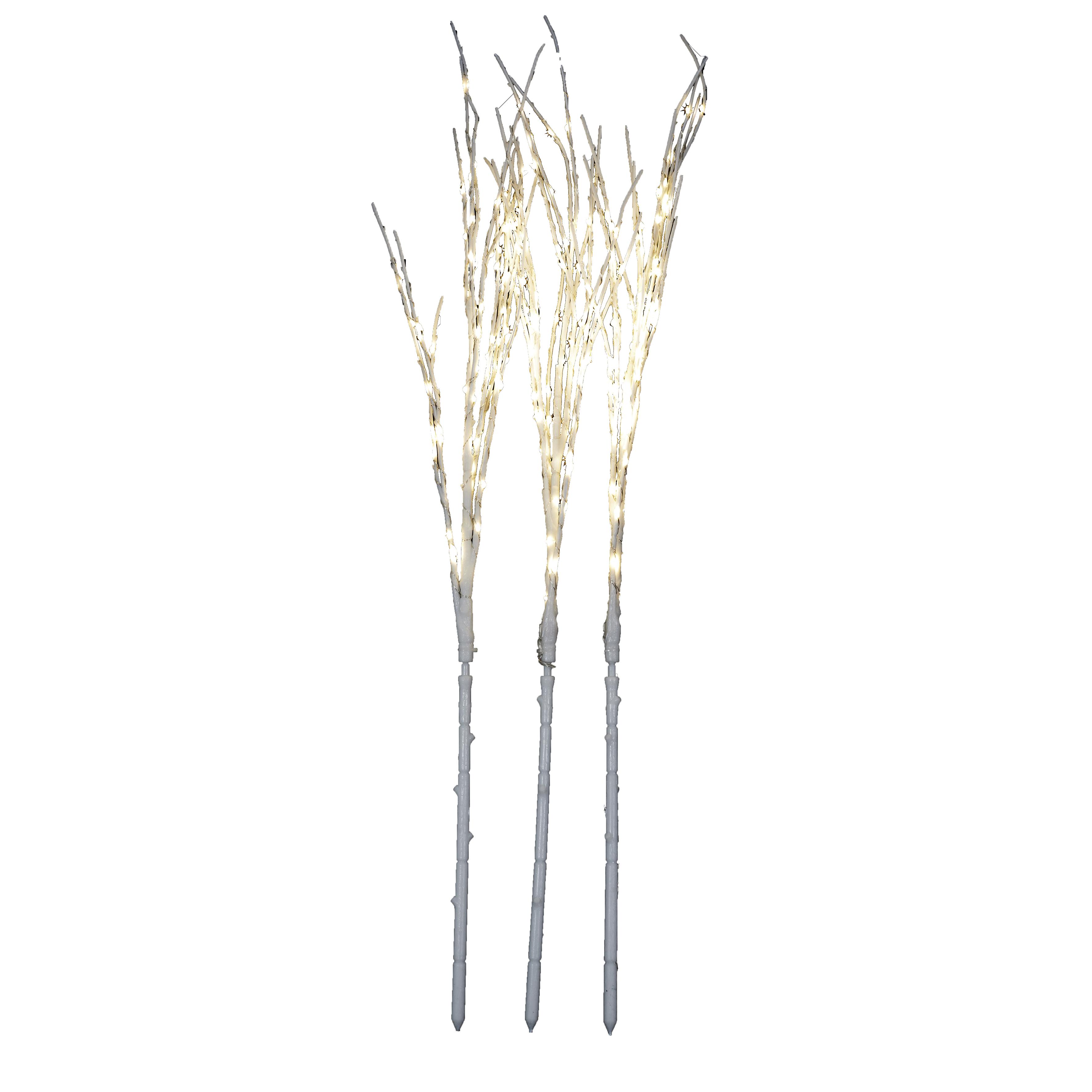 BRANCHAGE BLANC LUMINEUX H.80CM