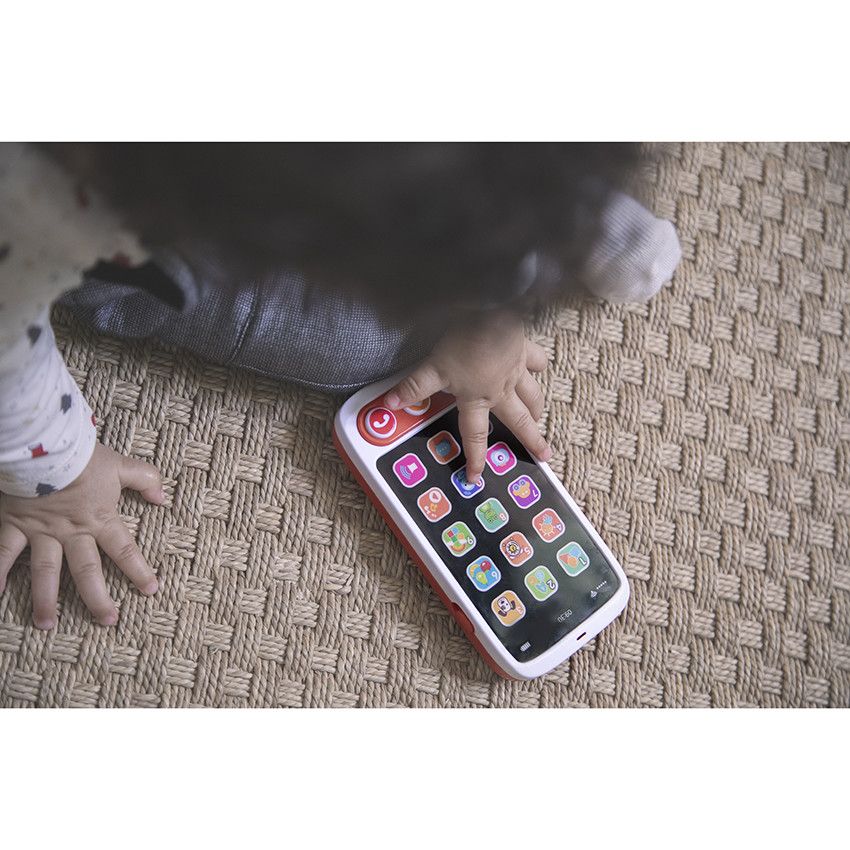 Jouet smartphone pour apprendre l'anglais - Ecru