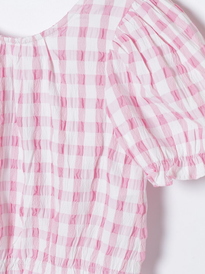 Blusa estampada - Rosa chiclete