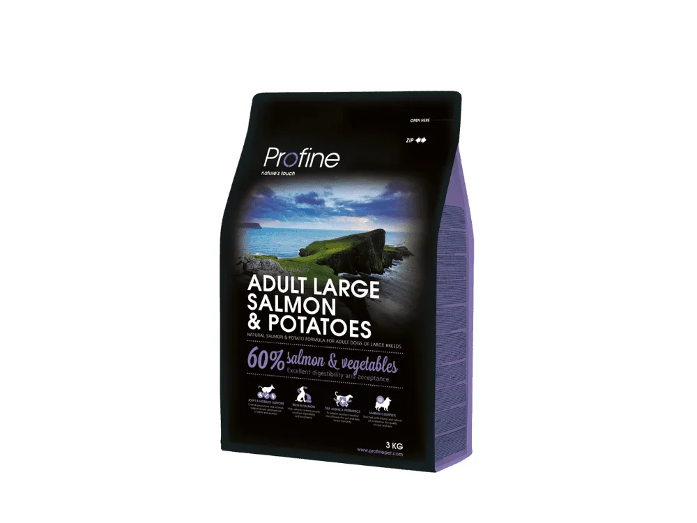 Profine Adult Large Salmon & Potatoes - 3kg Prøvepose