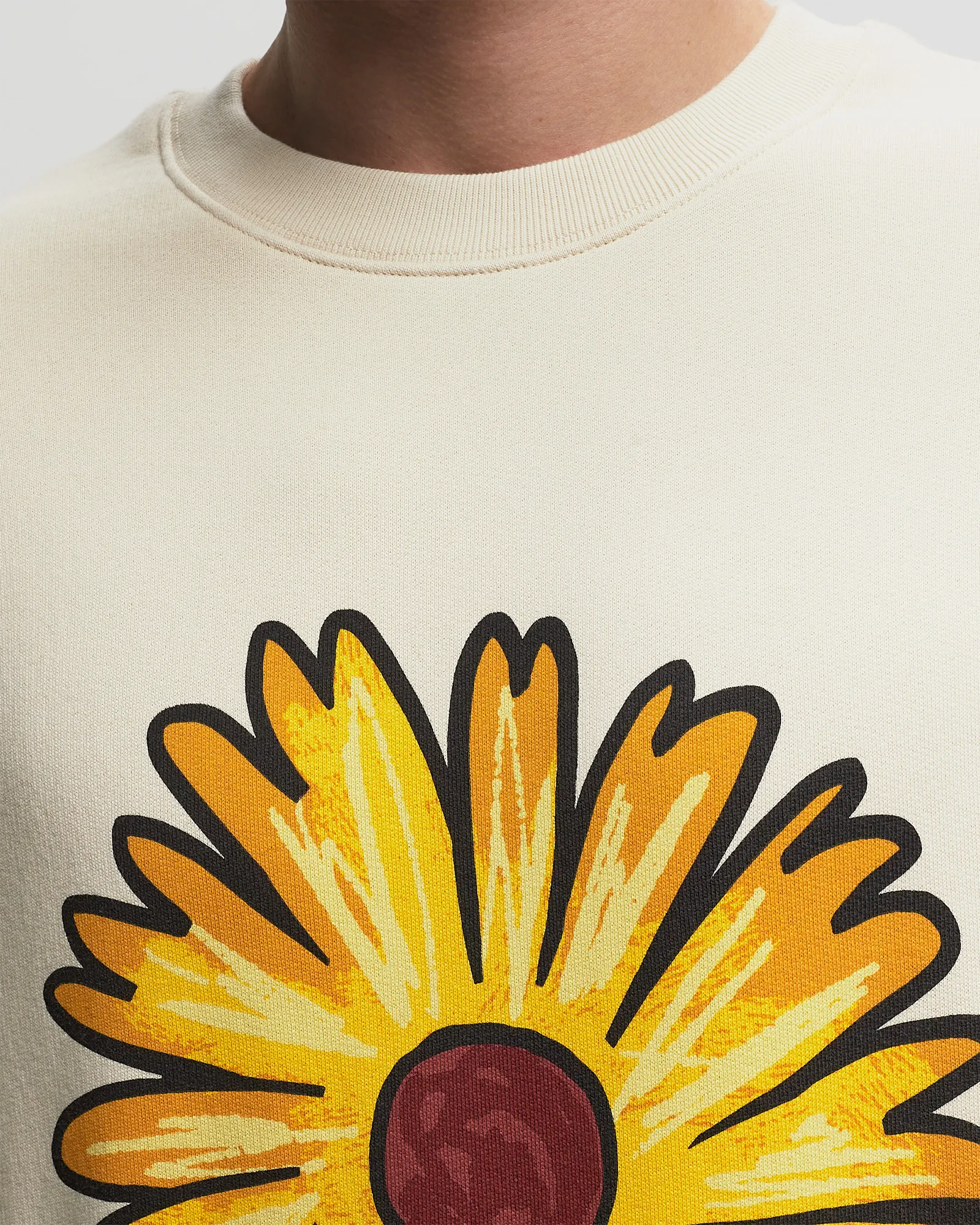 Maison Kitsune FLOATING FLOWER COMFORT SWEATSHIRT