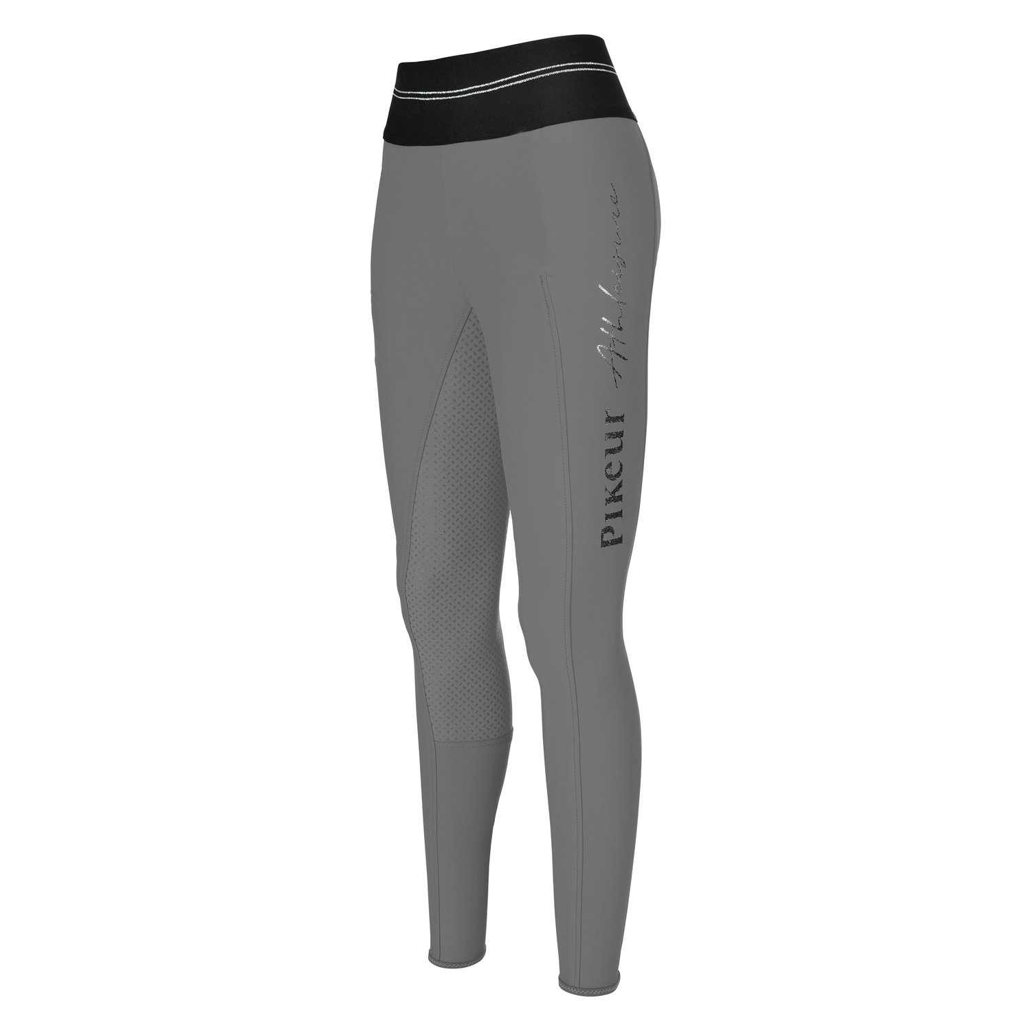 PIKEUR Gesäßeinsatz-Reithose Gia Grip Athleisure - steel grey