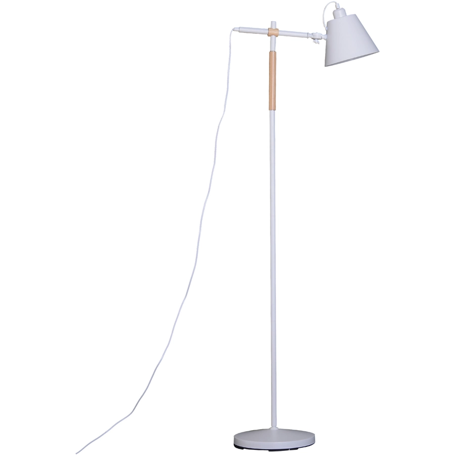 HOMCOM Stehlampe im industriellen Stil schwarz