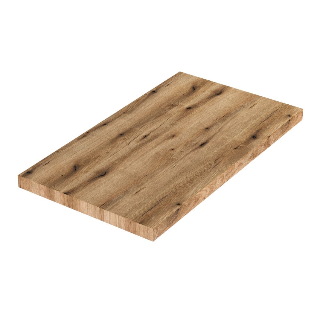 Plank in 80 cm in eikenhouten look