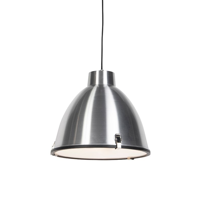 Industriële hanglamp aluminium 38 cm dimbaar - Anteros