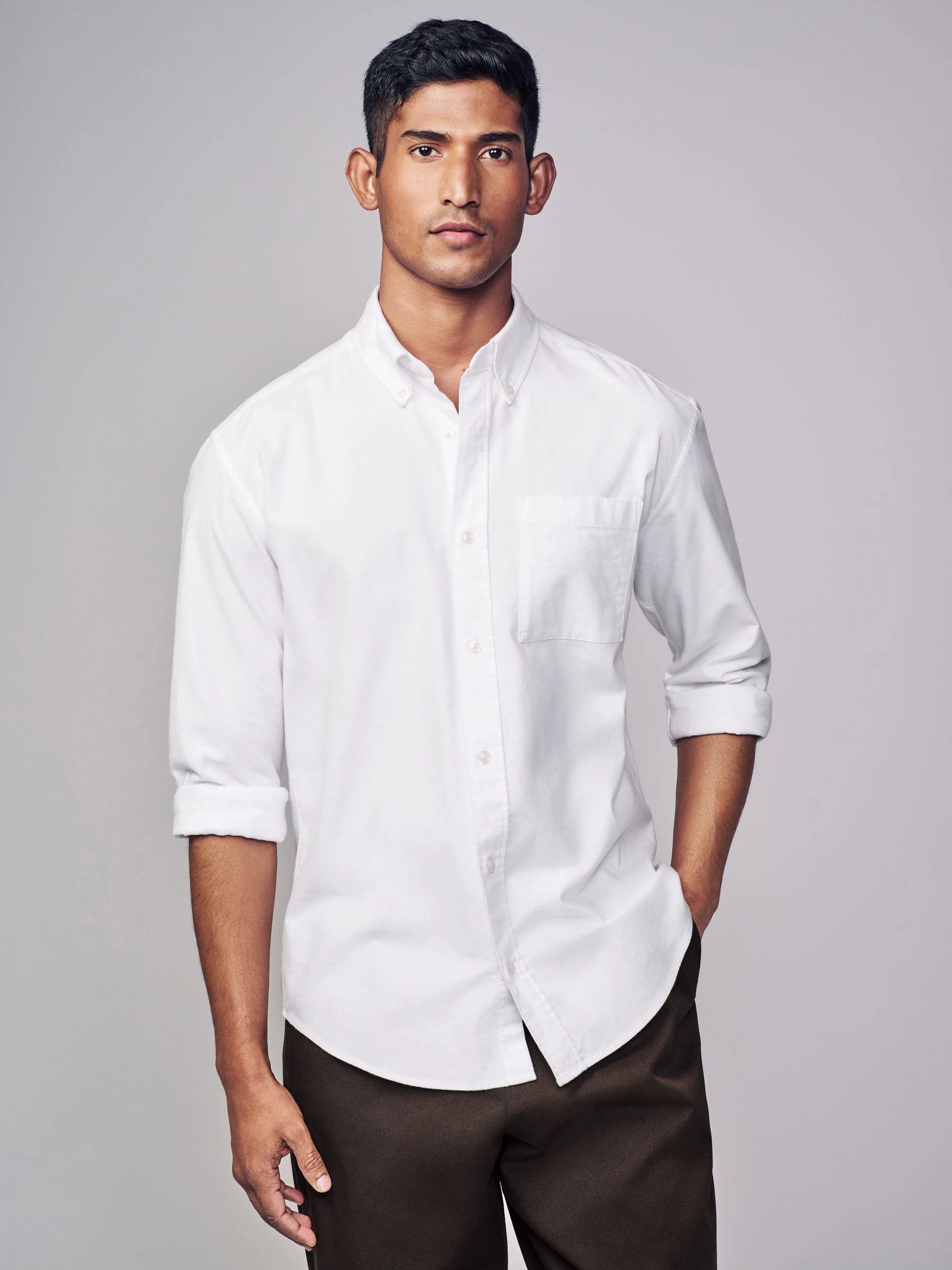 Wit - Soft Touch Oxford Long Sleeve Shirt