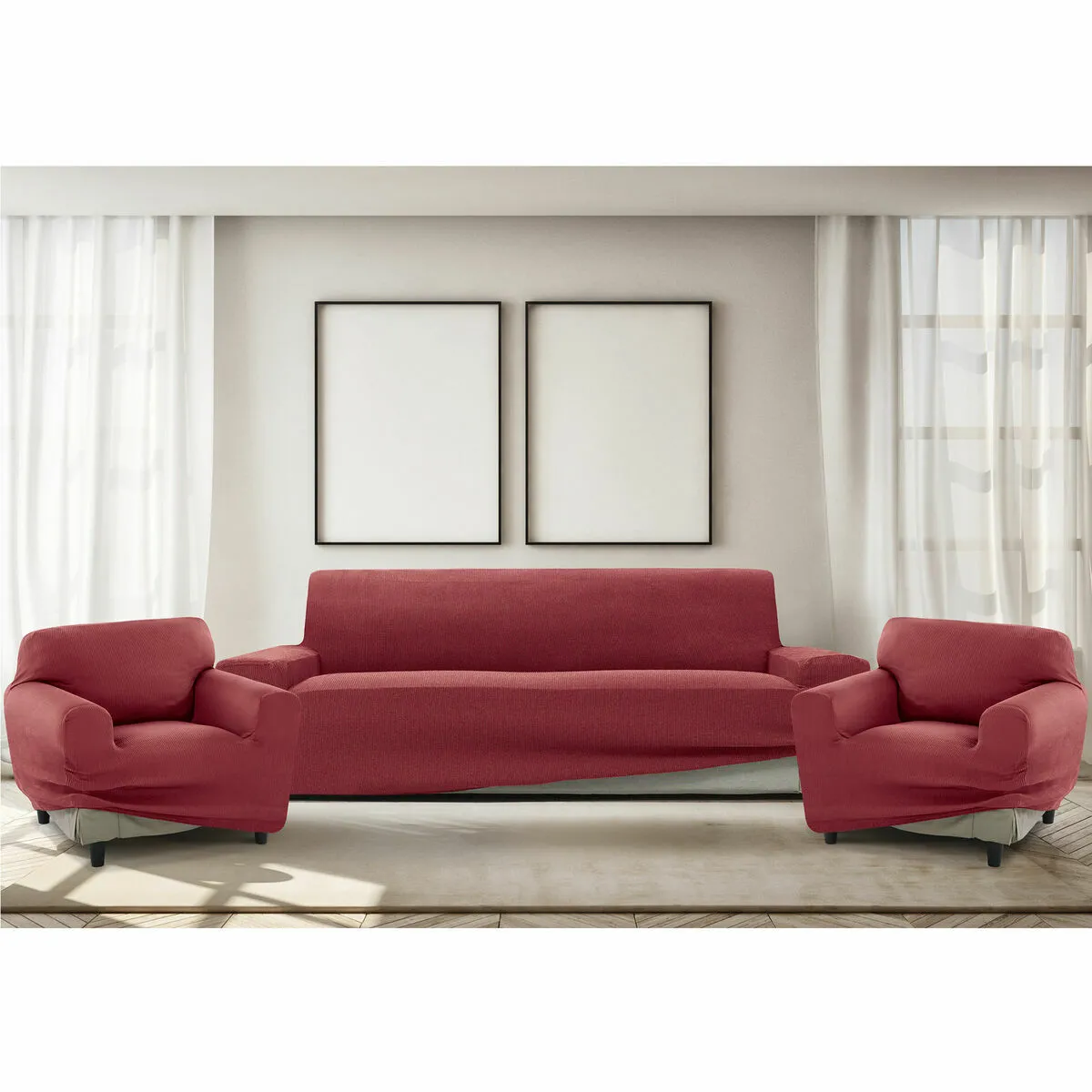 Sofakover Pocket Trio Romeo Fuchsia