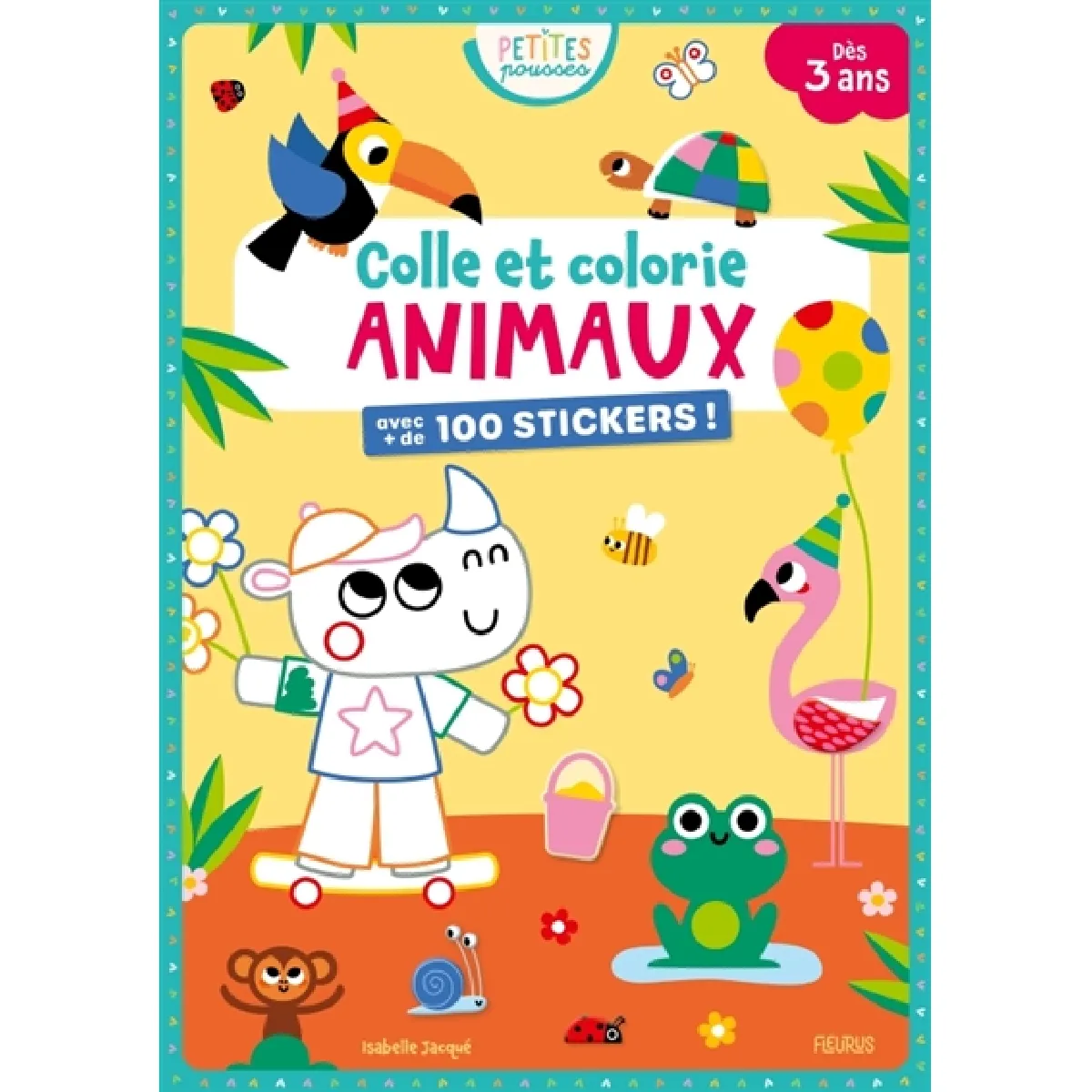 Animaux : colle et colorie