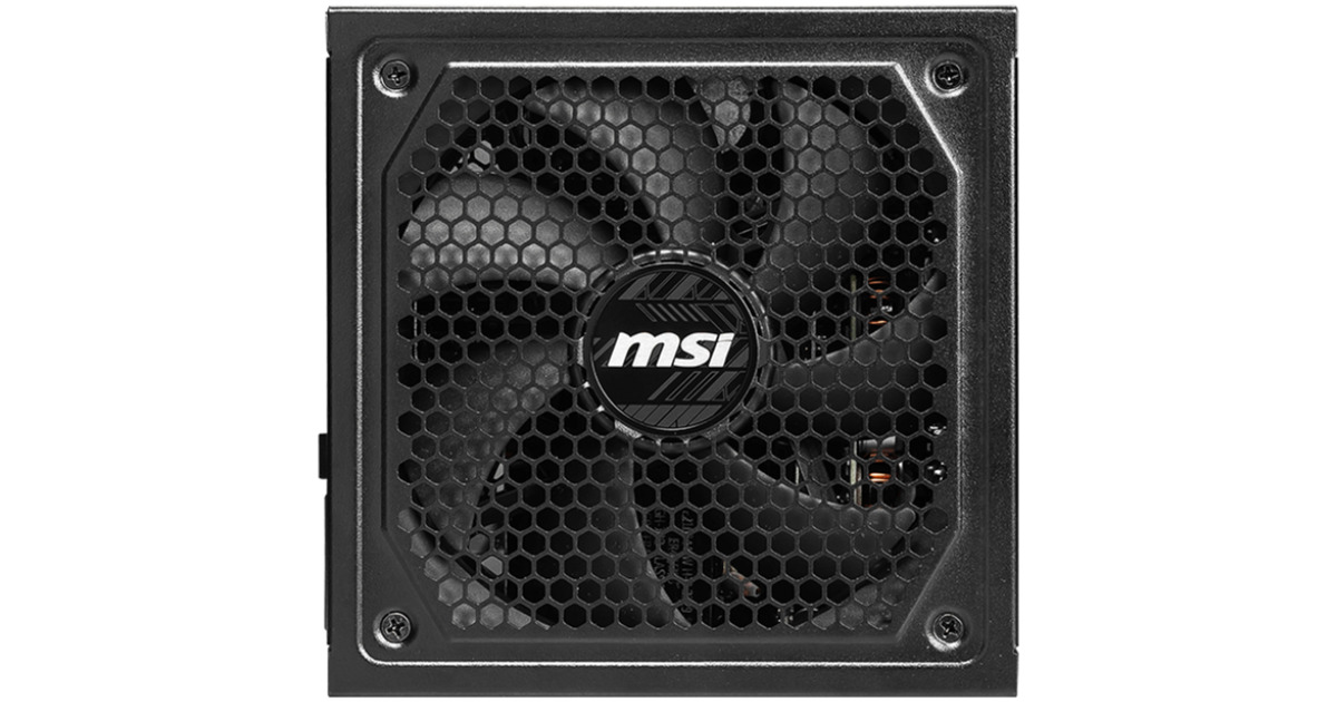 MSIMAG A1250GL PCIE5 modulaire 1250 watt voeding   (Zwart, 1x 12V-2x6, 4x PCIe)