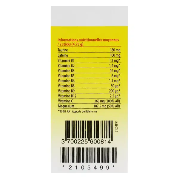 Ineldea Vitamin 22 Caféine+ 14 Sticks