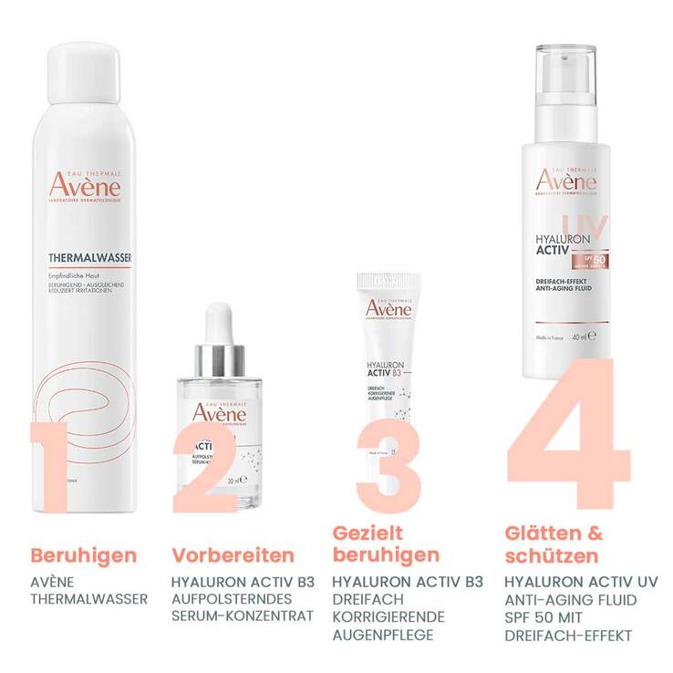 Avene Hyaluron Activ Anti-Age Fluid UV SPF 50, 40 ml