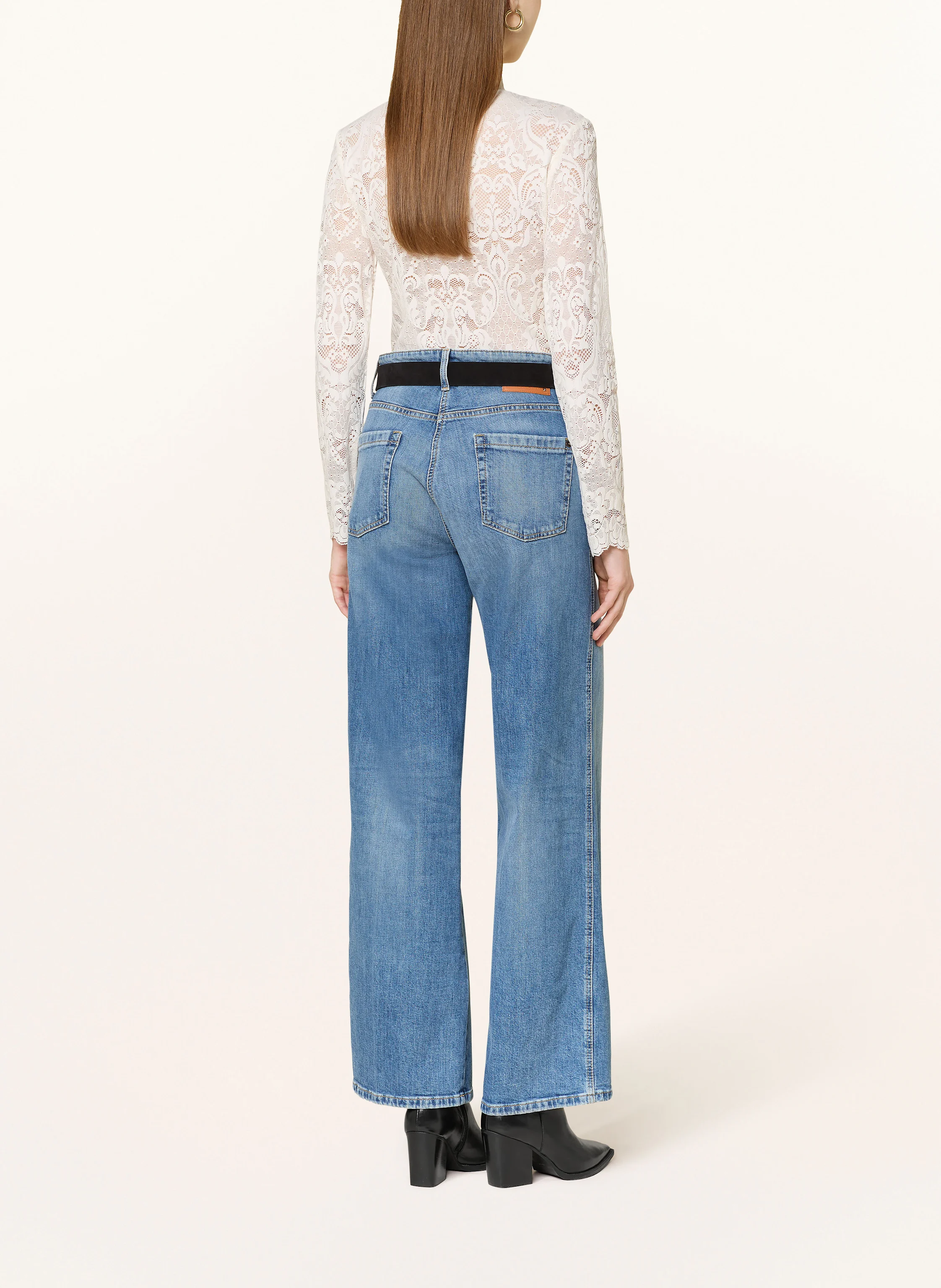 oui Blusenshirt aus Spitze