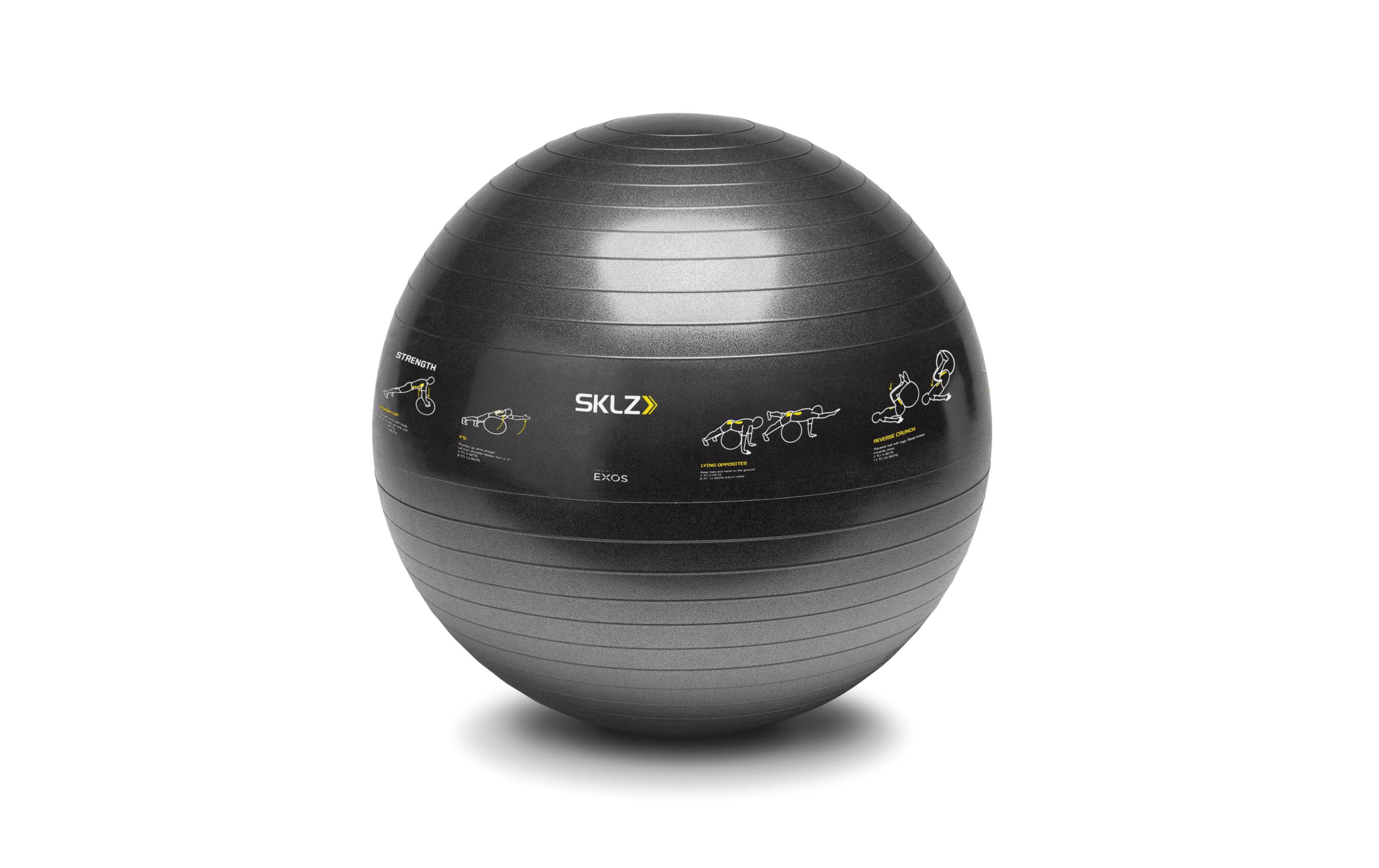 Gymnastikball schwarzTrainingsball für ein gezieltes Ganzkörpertraining