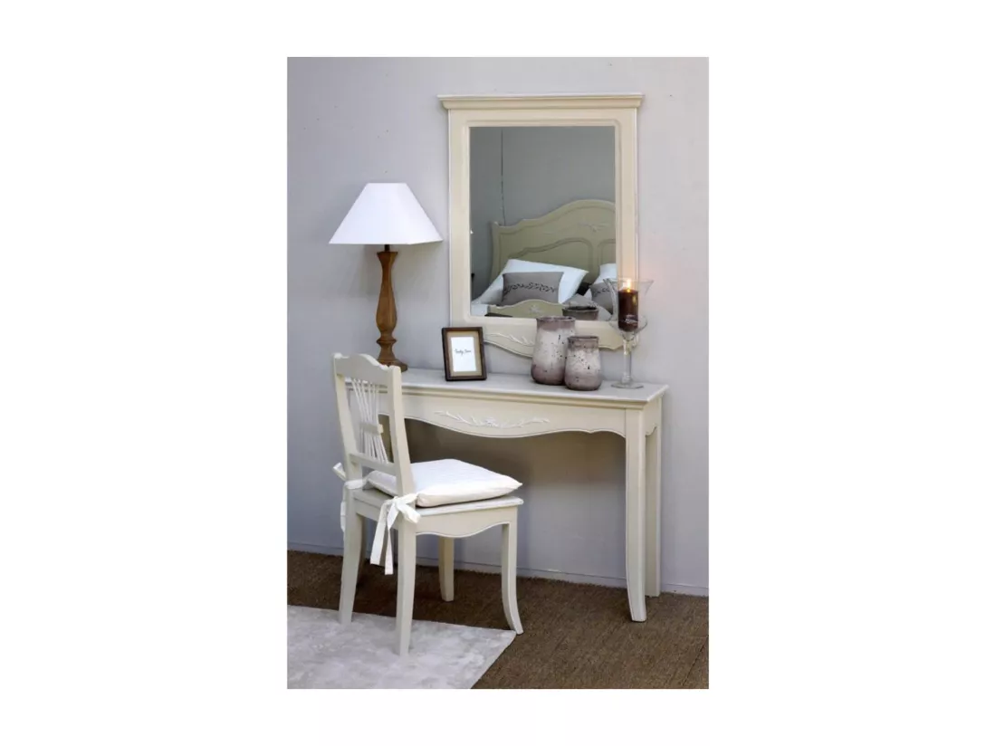 Miroir trumeau MDF Blanc - Lubéron Interior's