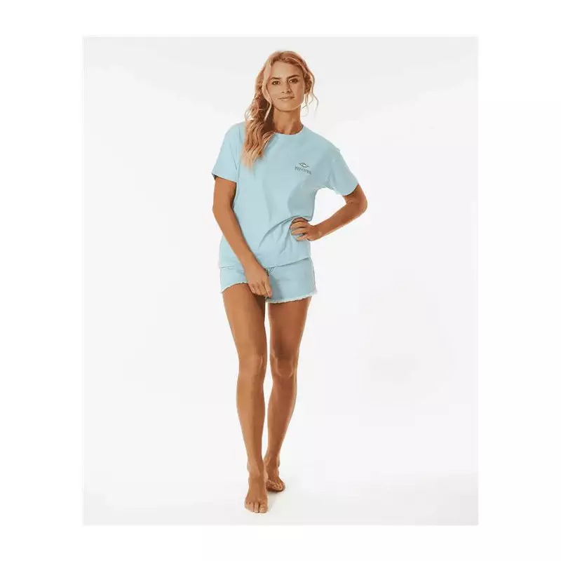Teeshirt femme RIPCURL Shore Break Relaxed Tee Light Blue