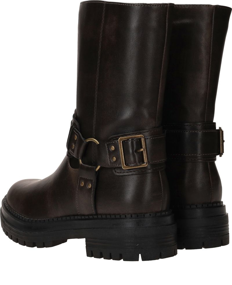 POSH by Poelman Bikerboots Bruin Dames