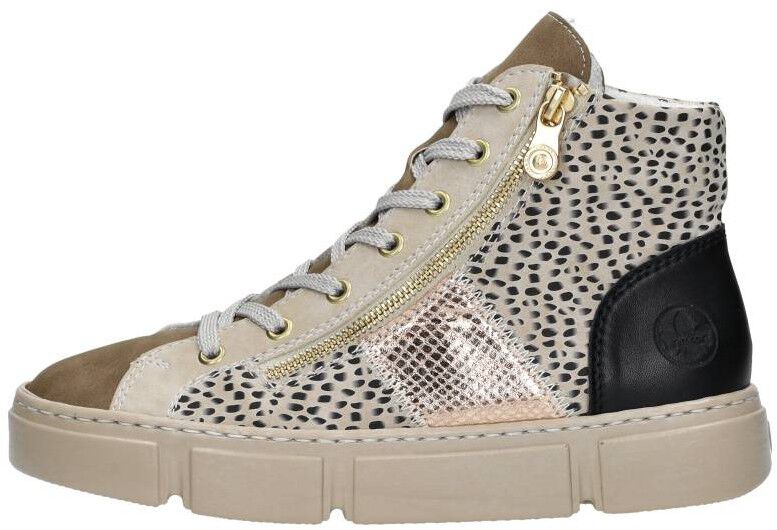 Rieker Veterschoenen Laag beige