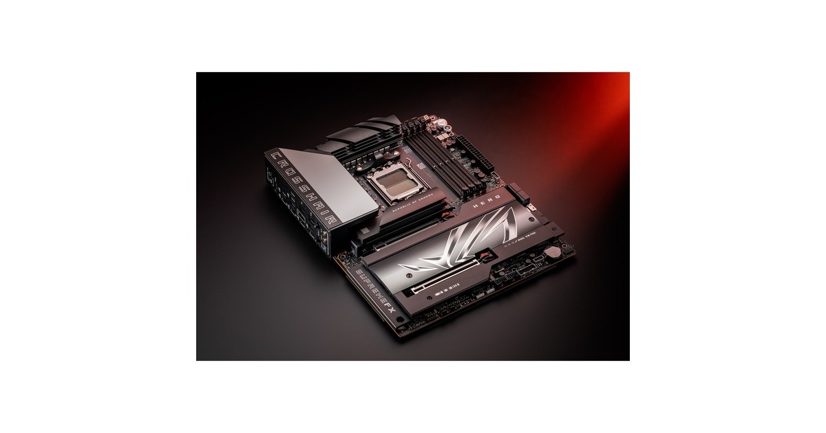 ASUSROG CROSSHAIR X870E HERO socket AM5 moederbord  (5Gb-LAN,  2,5Gb-LAN, Wi-Fi 7, BT, Sound, ATX)