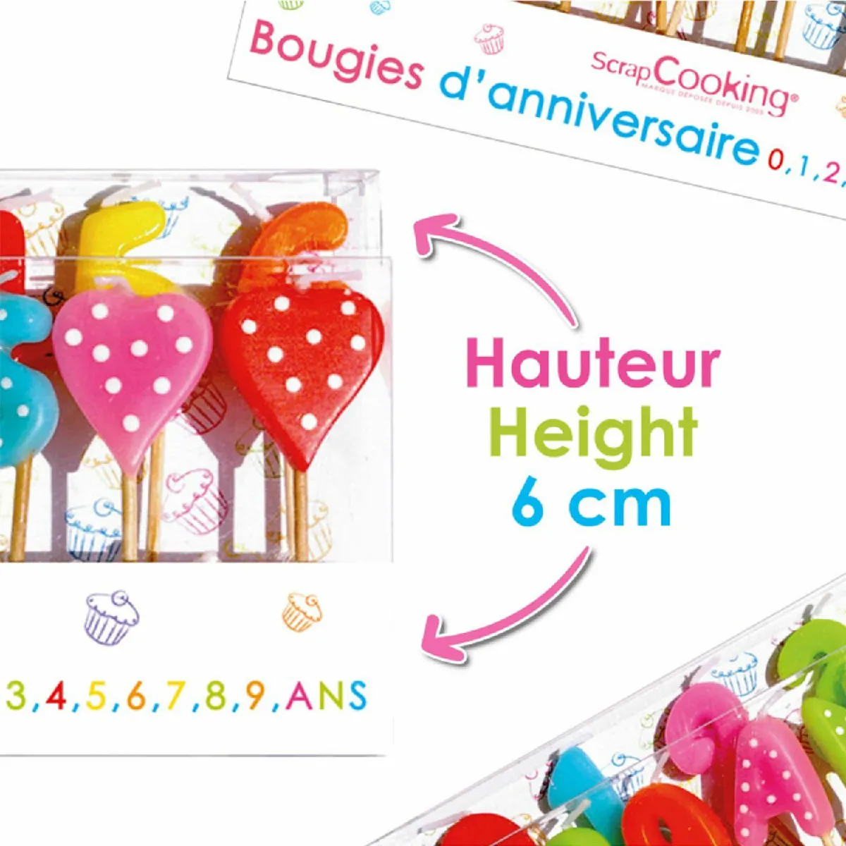 ScrapCooking Bougies d'Anniversaire