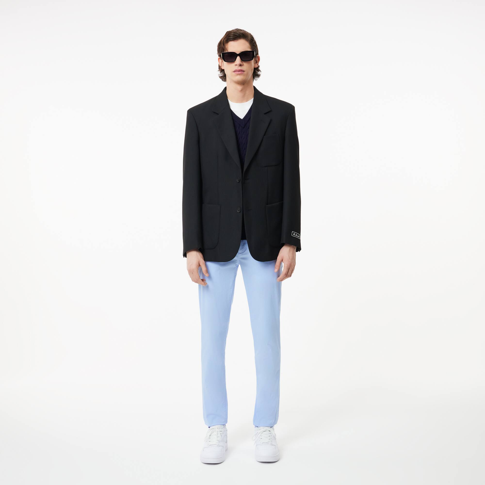 Leichte Baumwollchinos mit Stretch Hosen & Shorts - Blau - Lacoste - Herren