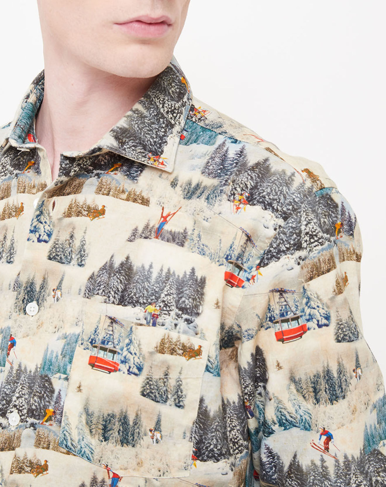 Hartford Chemise regular Penn à motifs multicolore