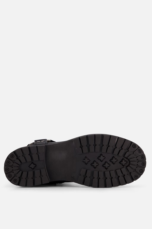 Vingino Carice Biker boots zwart Leer
