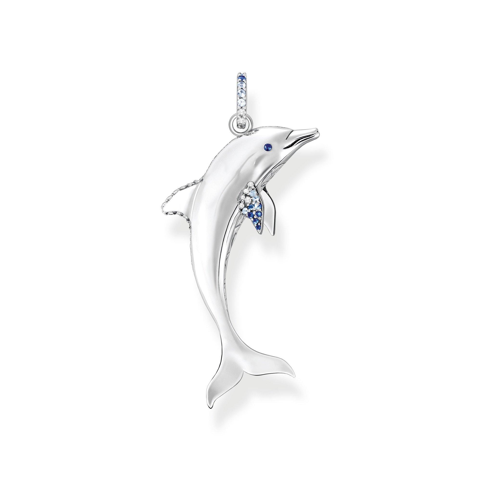 Thomas Sabo Sterling Silver Dolphin Pendant Necklace
