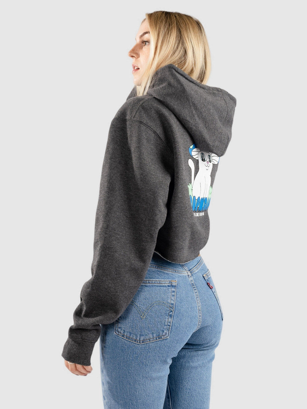 RIPNDIP Shroom Nerm Hoodie charcoal