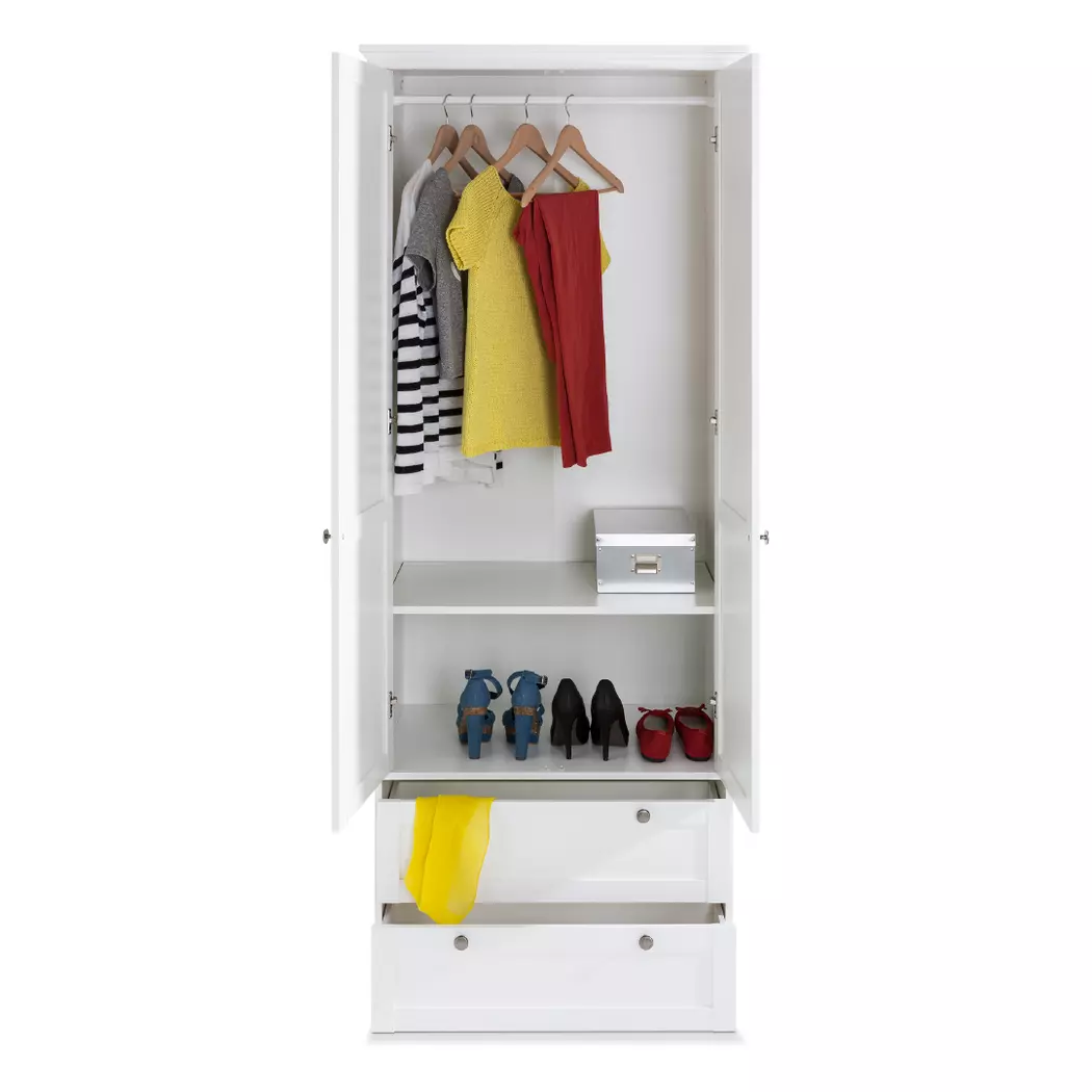 Kleiderschrank Landwood 80 x 200 cm