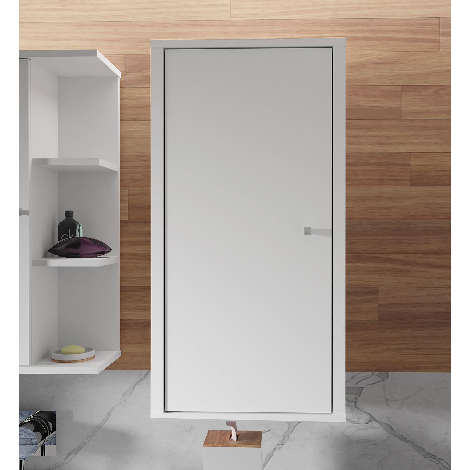 Hängeschrank - weiß - 40 cm