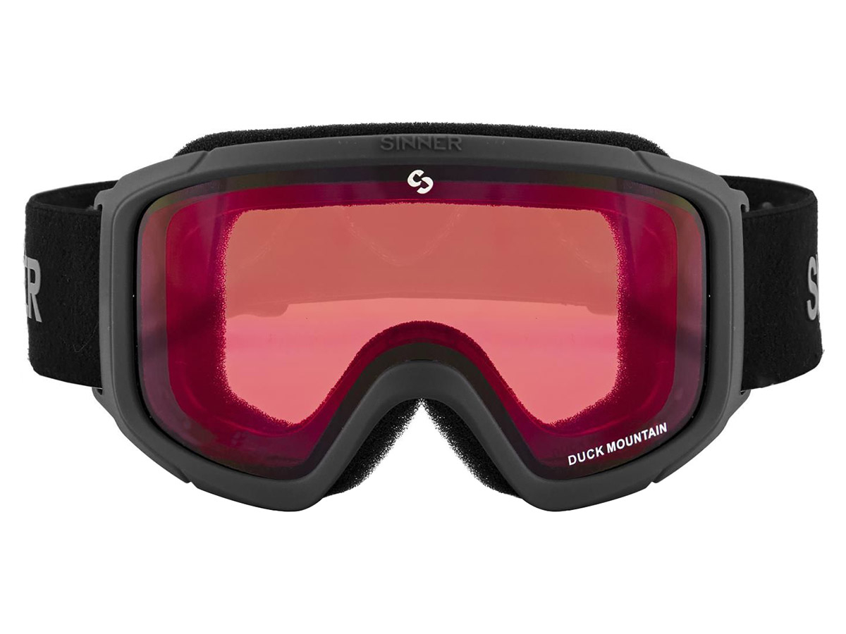 Sinner Duck Mountain Black Red kinder skibril